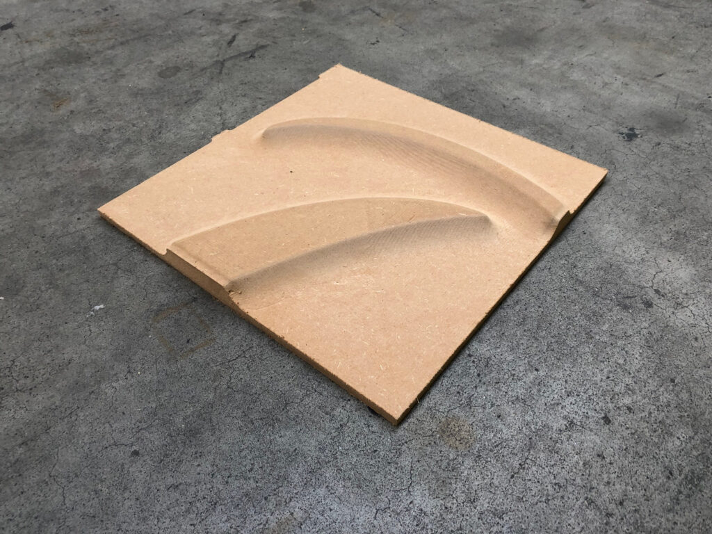 cnc frezen in mdf door de firma cnc in utrecht 