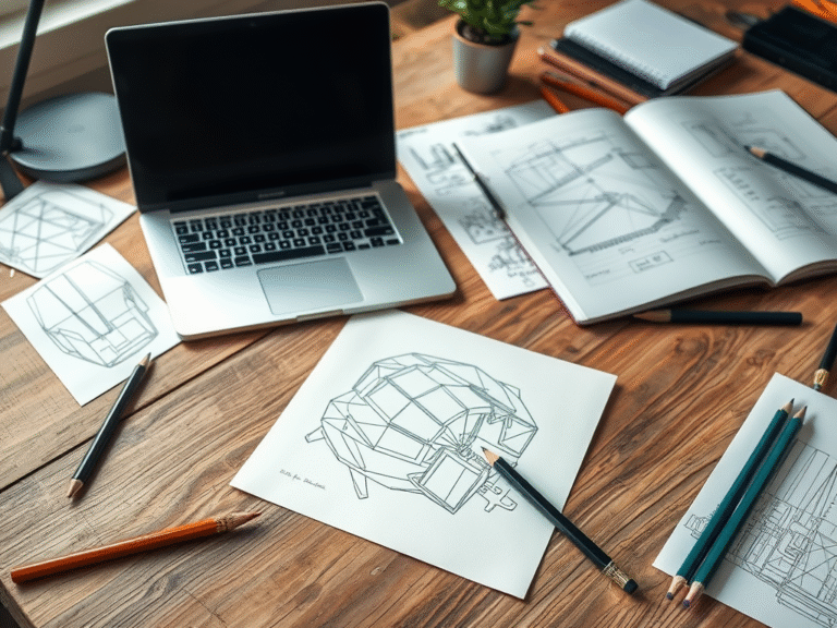 generate-a-preparation-setup-of-a-laptop-and-some-drawings