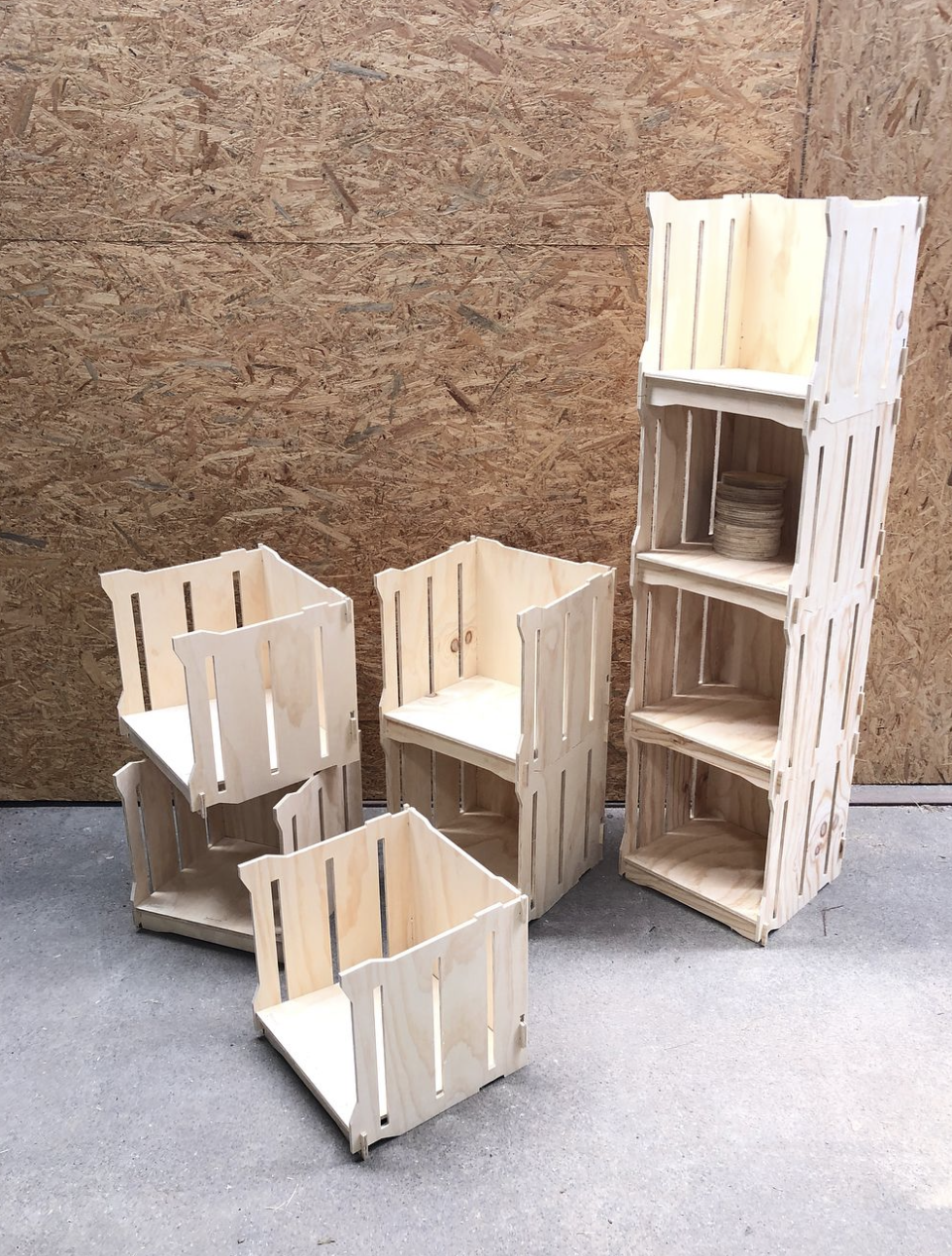 houten stapel kratten bewaar kratten houten krat stapelbaar op maat gemaakt krat van hout opberg krat