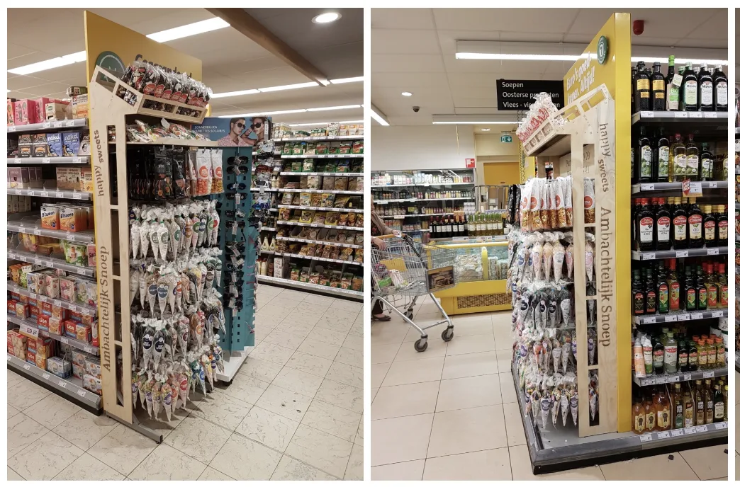 Houten Winkel Display op Maat