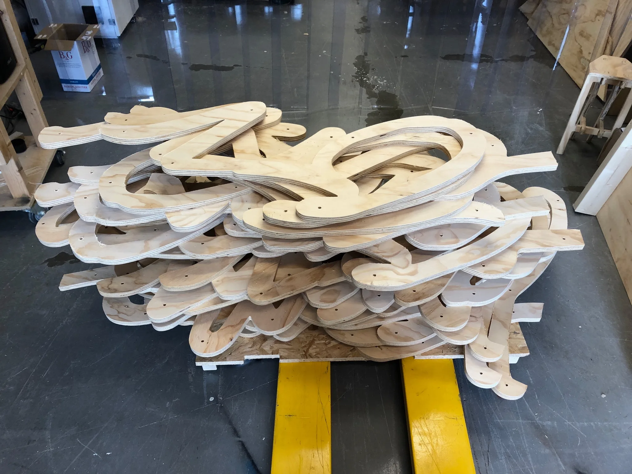 Houten letters