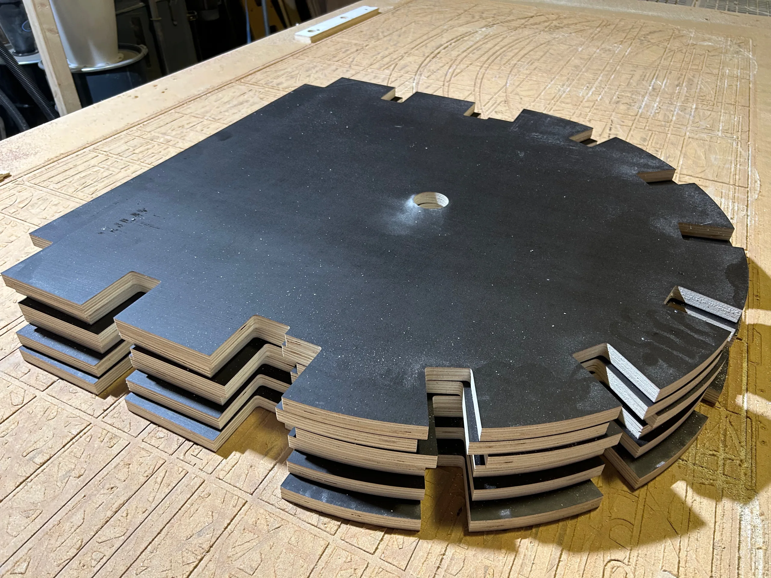 Houten constructie onderdelen