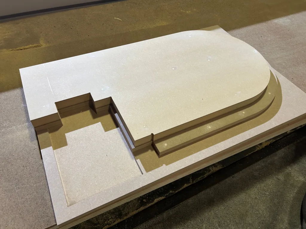 houten mal voor productie process op maat gemaakt cnc houtbewerking cnc frezen in utrecht