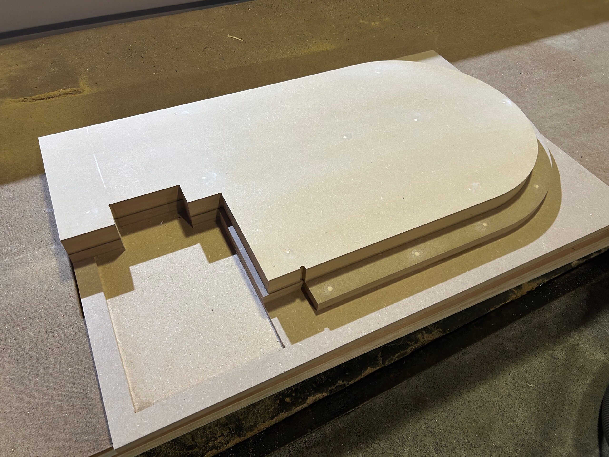 houten mal voor productie process op maat gemaakt cnc houtbewerking cnc frezen in utrecht
