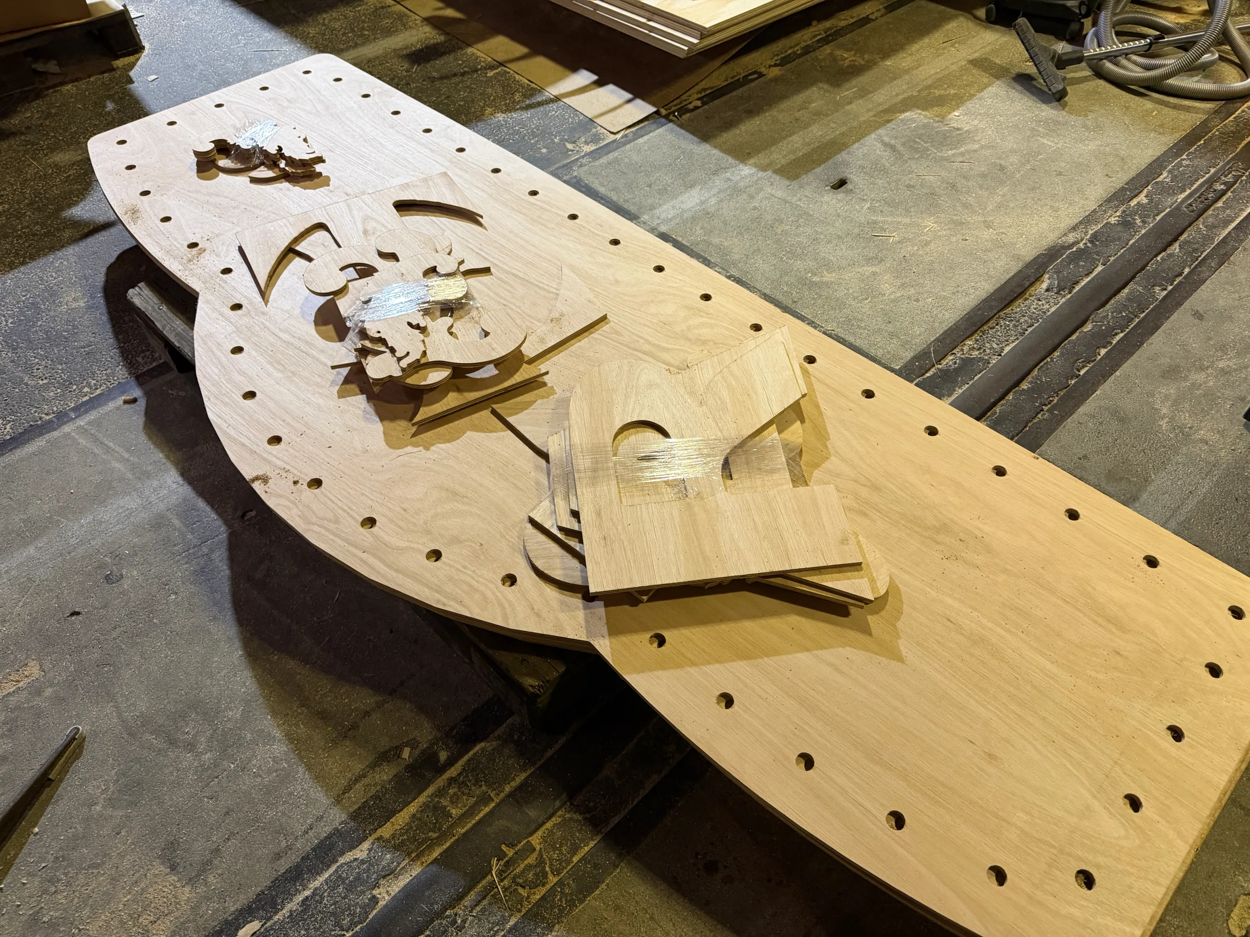 Houten Festival Licht Bord