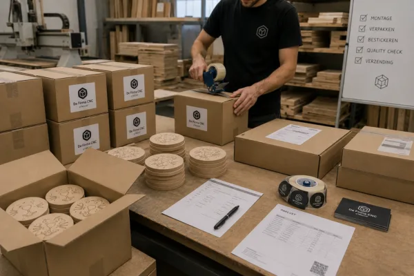 De Firma Cnc Utrecht Overige Opties Verzenden Verpakken Bestickeren Van Cnc Freeswerk Houten Onderdelen