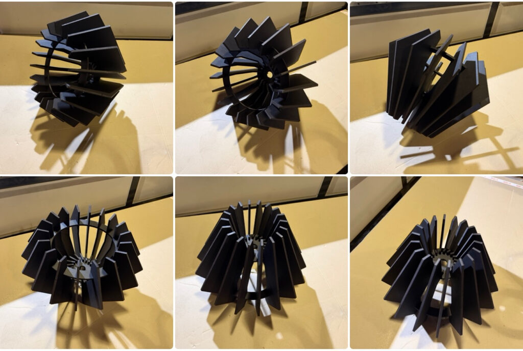 Zwarte Parametrische Lamp
