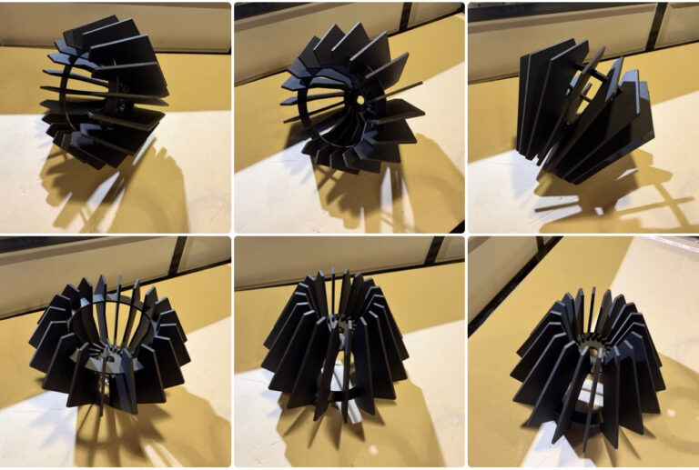 Zwarte Parametrische Lamp