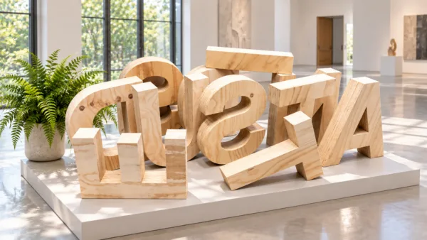 Houten Letters Op Maat In Elk Font Formaat En Houtsoort Voor Expositie Festival Bar Interieur Bruiloft En Nog Veel Meer Gemaakt Door De Firma Cnc In Utrecht