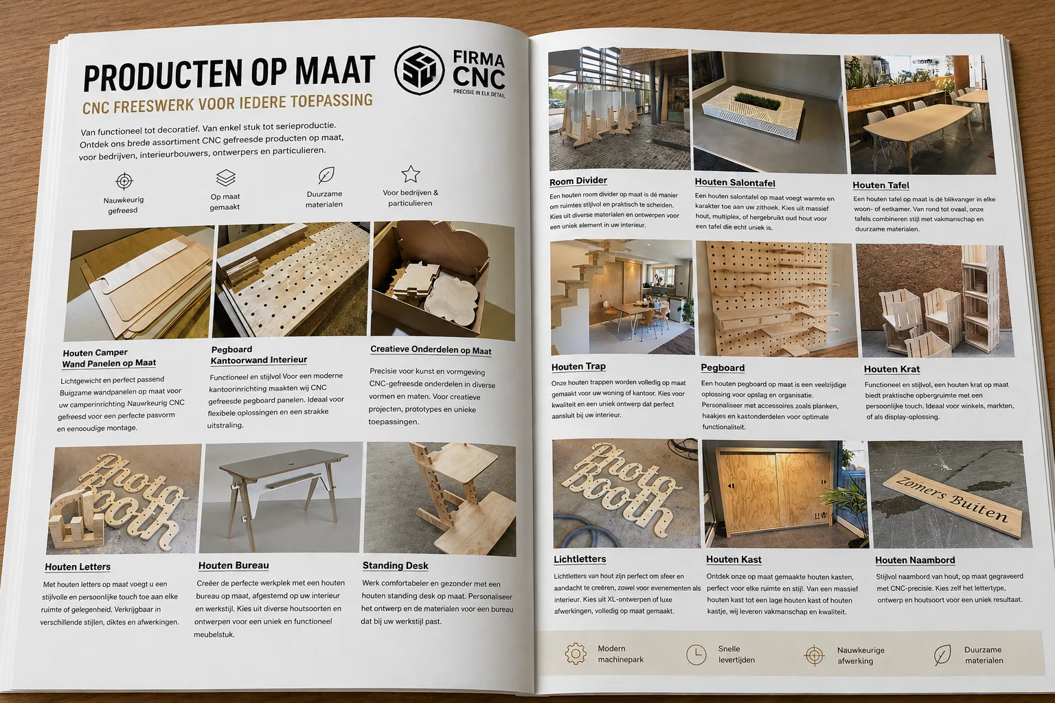 Houten Producten Van De Firma Cnc Uniek En Veelzijdig Productoverzicht 1