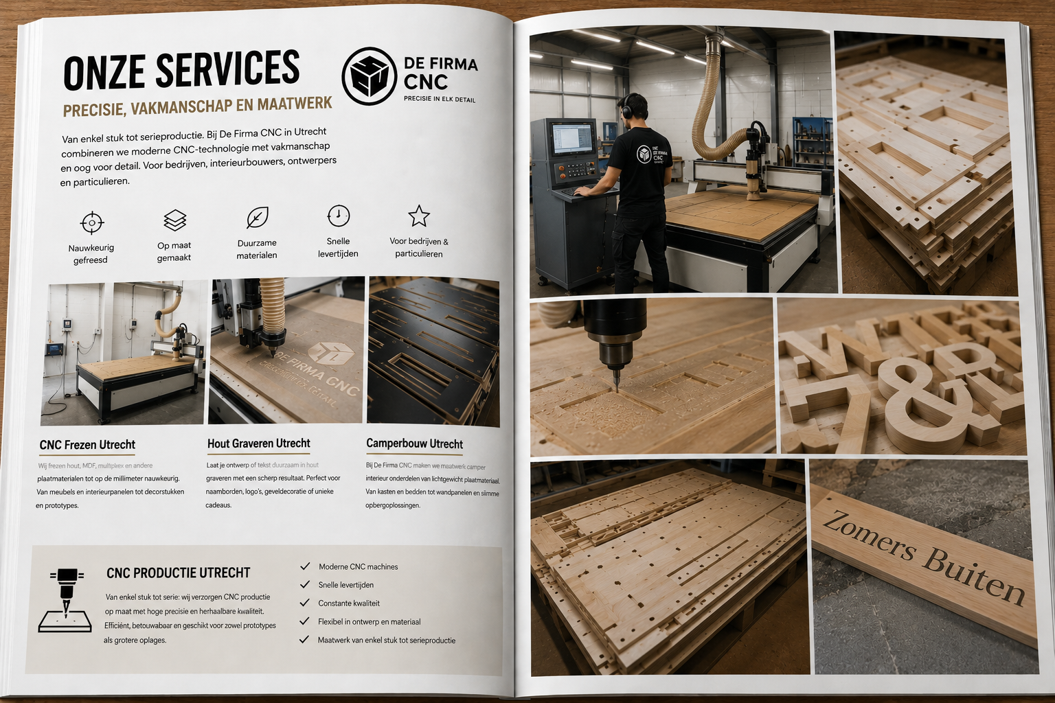 Services Van De Firma Cnc Utrecht Chc Frezen Utrecht Hout Graveren Utrecht Camperbouw Utrecht