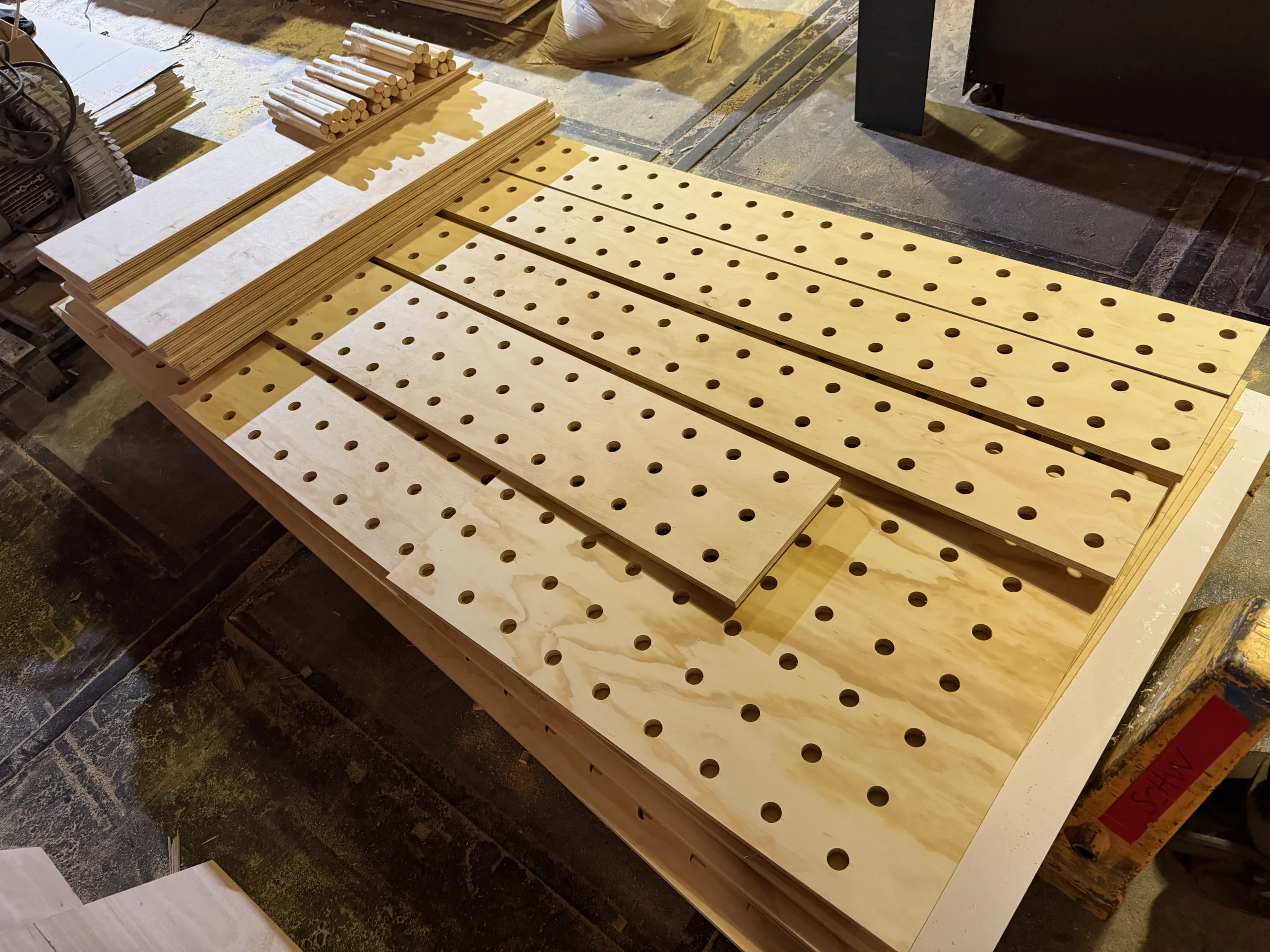 Pegboard Winkel Etalage Wand