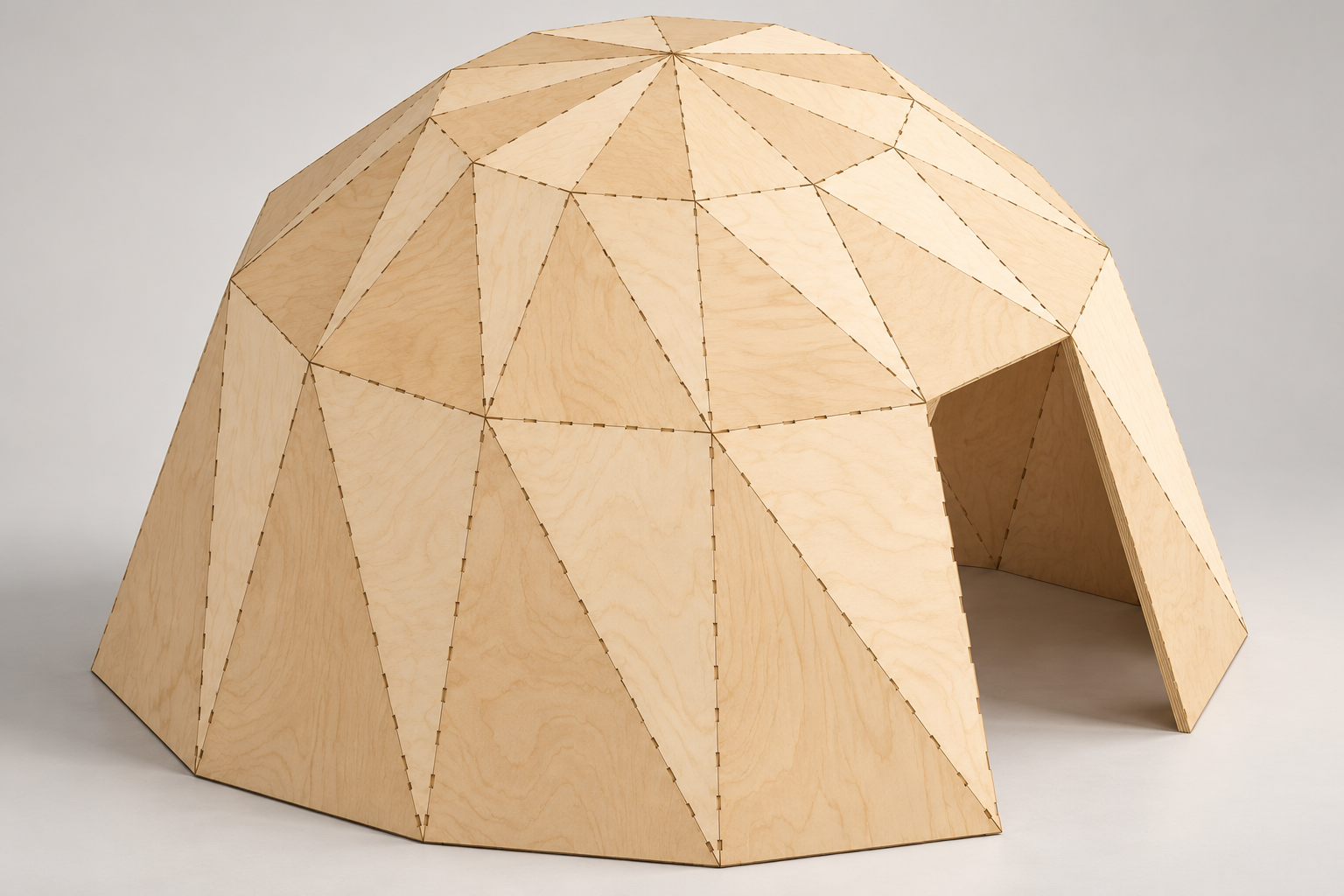 Geodome Cutting File Generator For Cnc Plywood Wooden Dome Structure Cutting Files